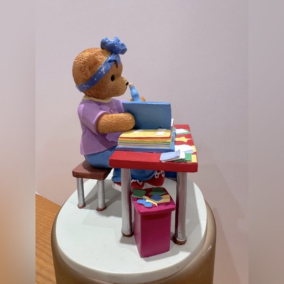 Memory Keeper Crop till you drop Teddy Bear figurine - Picture 5 of 9